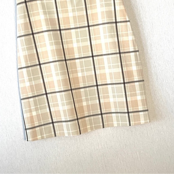 Aritzia Wilfred New Classic Smock Back Mini Dress in Plaid - Picture 5 of 14